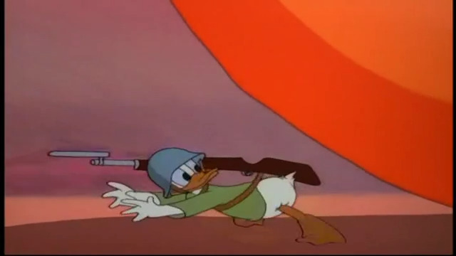 Commando Duck - Disney Cartoon