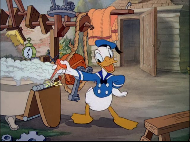 Donald's Dog Laundry - Disney Cartoon