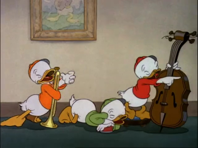 Donald's Nephews - Disney Cartoon